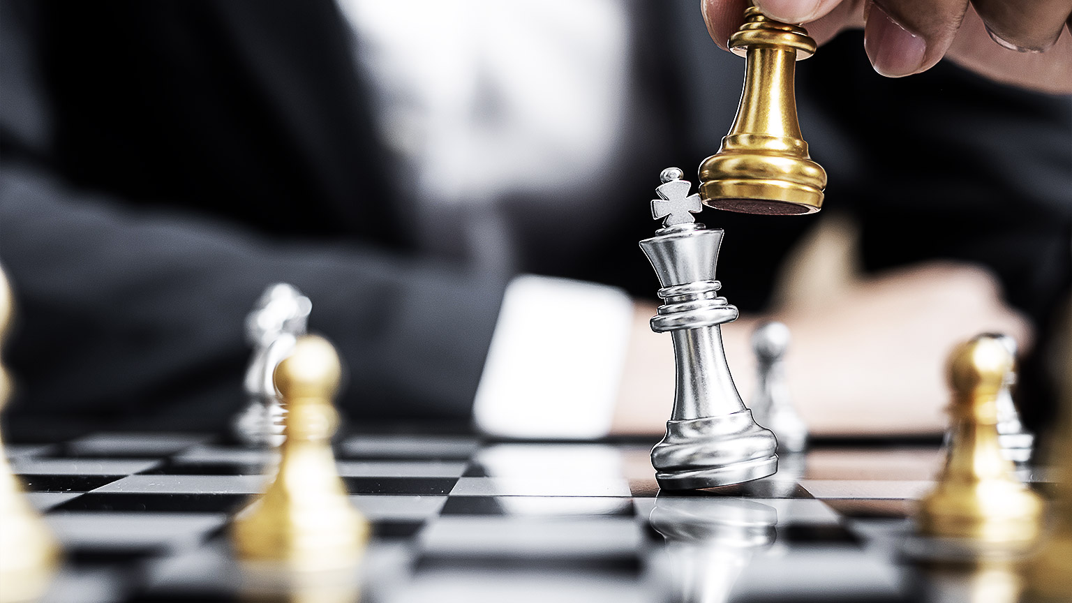 Assessing risk management being akin to a chess move