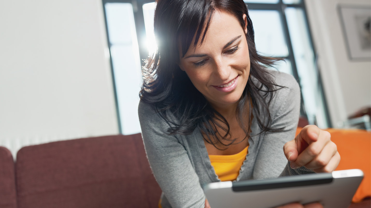 A person accessing reference materials on a laptop