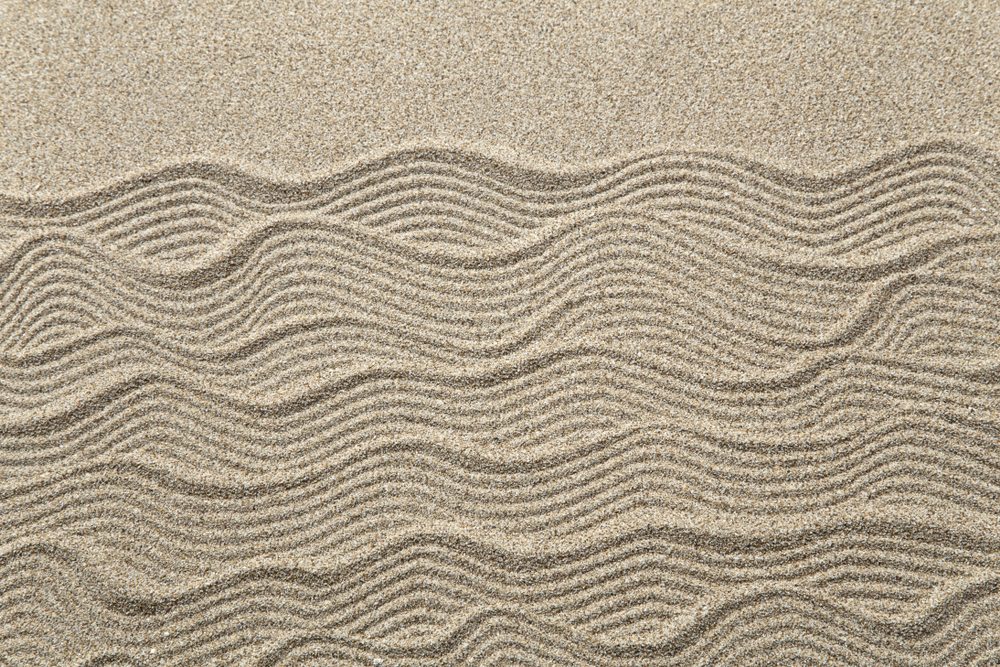 Sand texture with the wave pattern