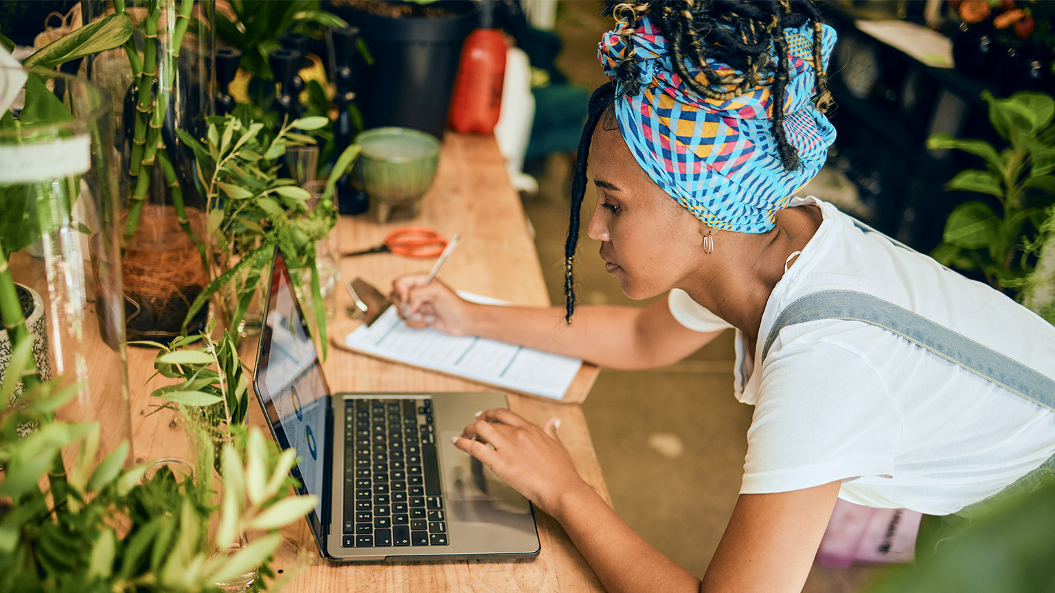 Laptop, small business