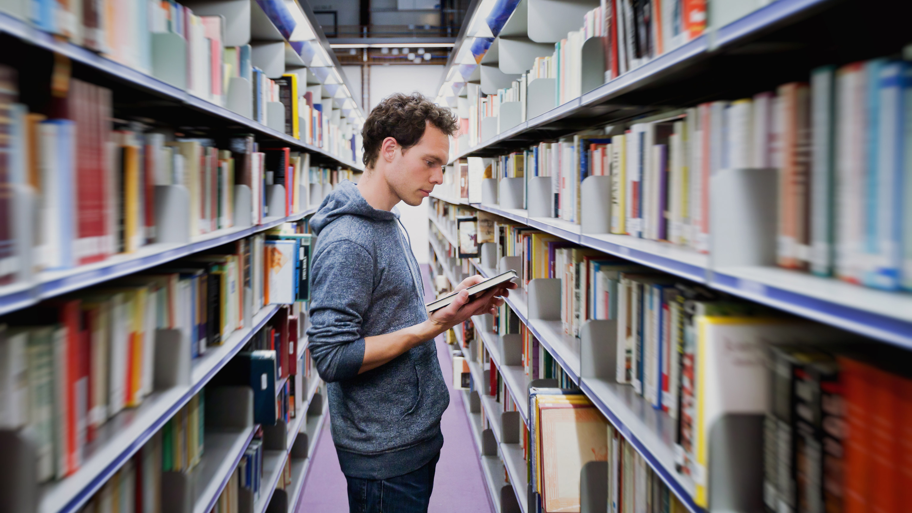 A person reading