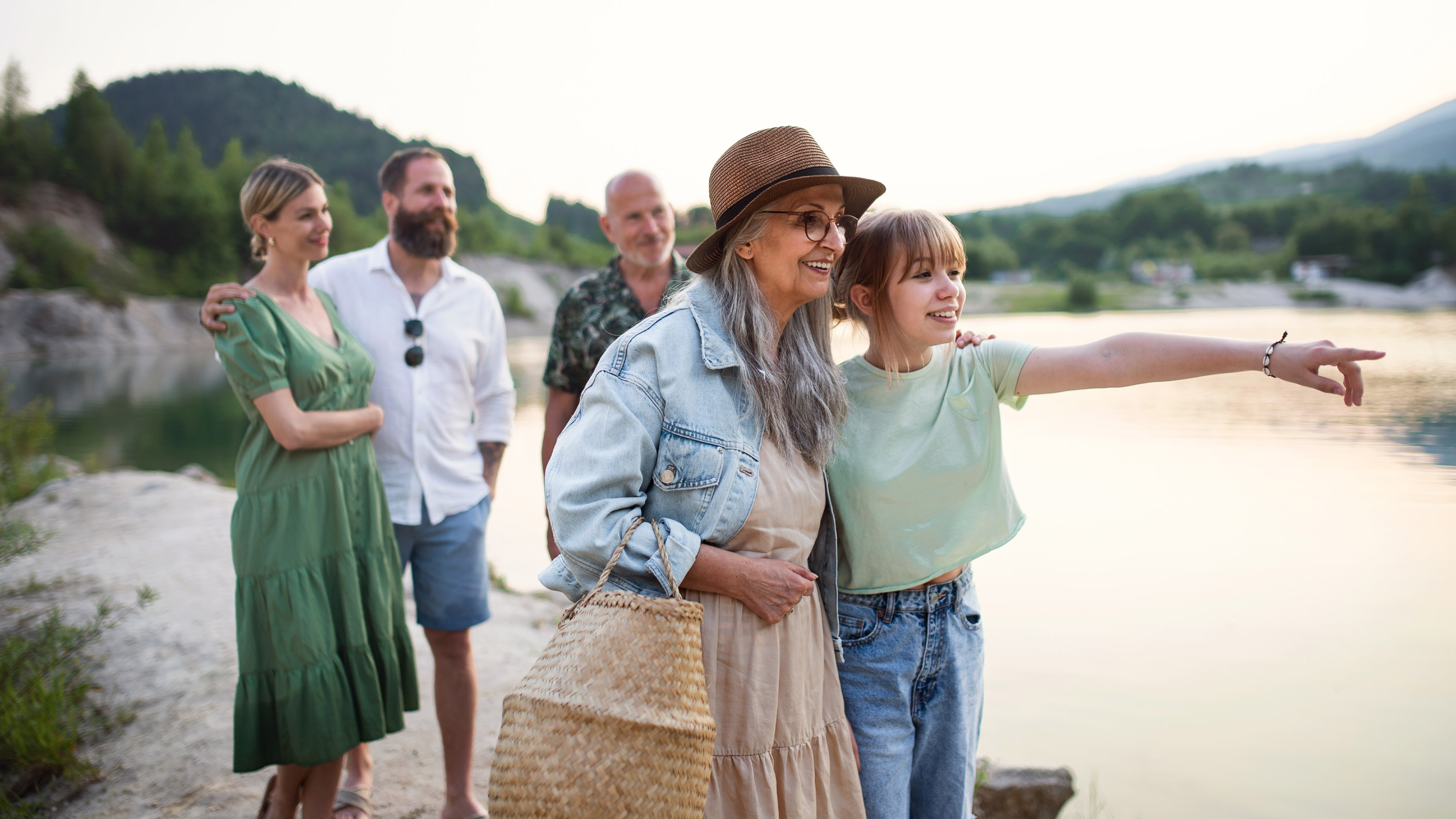 Family outdoors