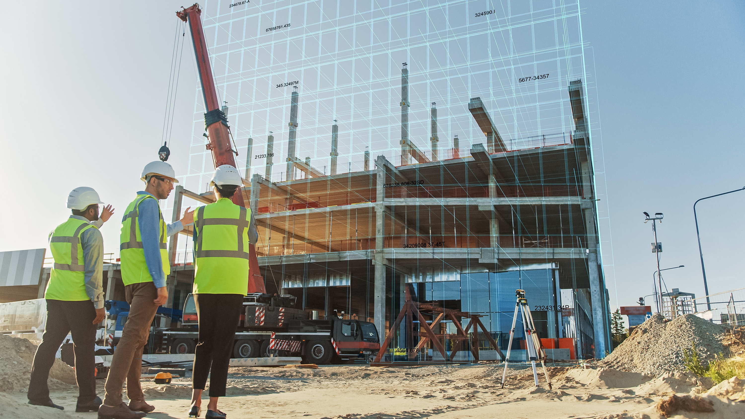 People on a construction site