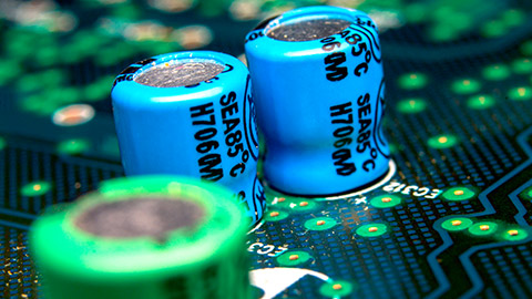 Capacitors in a computer