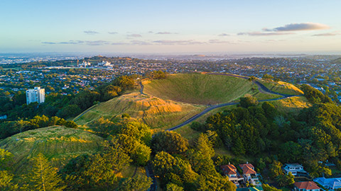 Hills outside Auckland