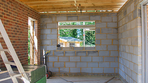 A garage extension