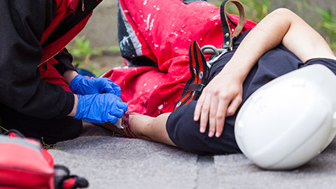 An injured worker