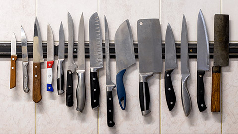 A selection of knives