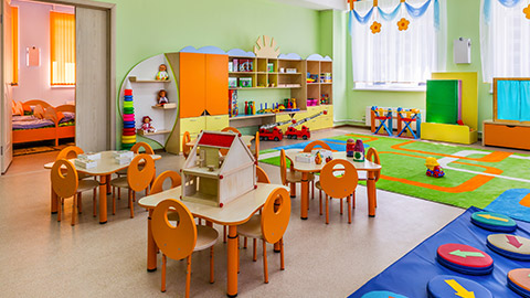 Childcare facility interior