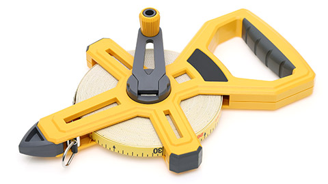 A tape measure