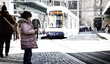 A child alone in the street