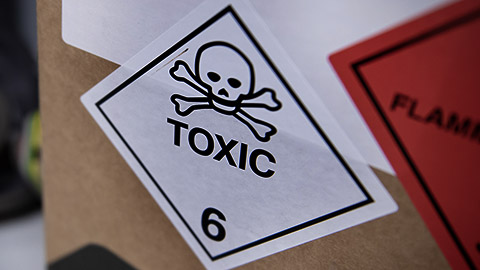 toxic chemical sign