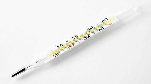 A thermometer