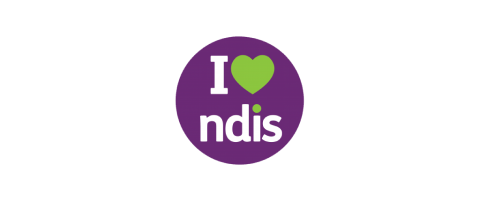 I heart NDIS logo