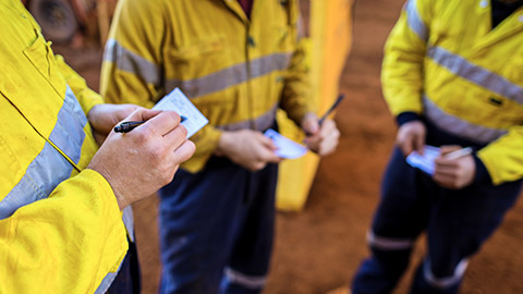 Image-Determining Control Measures-Photo of Construction Co-Workers Determining Control Measures