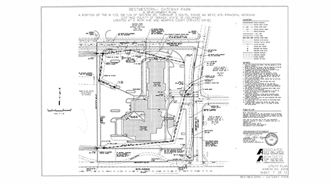 An example of a utility plan