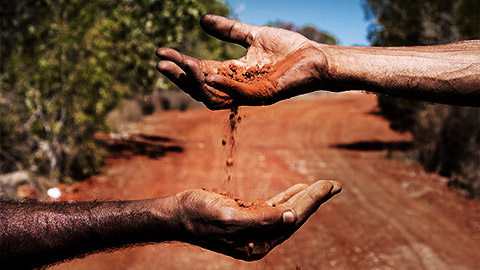 Aboriginal Australia, a landscape build on traditional values passed from many generations.