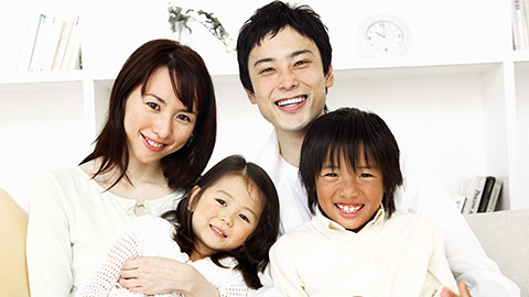 Asian family