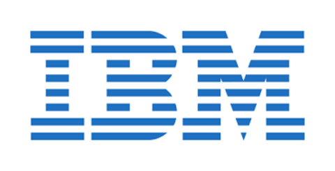 A screen shot of the ibm logo