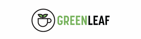 The GreenLeaf Cafe logo