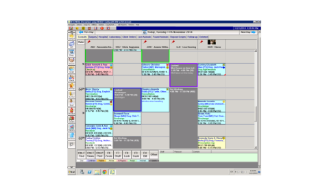 A diagram depicting appointments are normally 15-minute duration