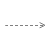 An example of an object flow symbol