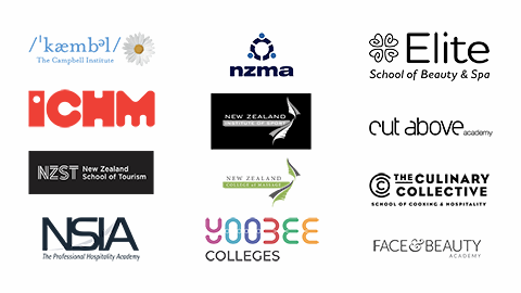 A collection of the logos of UP college affiliations