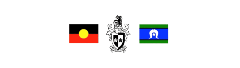 An image of Australian indigenous peoples flags