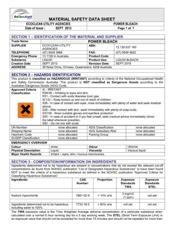 Safety Data Sheet