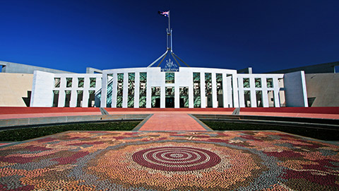 Parliament house exterior