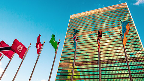 United Nations headquarters building