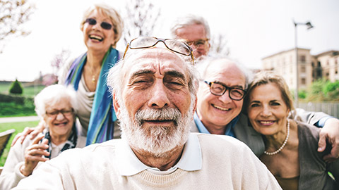 Group of senior citizens