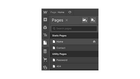 pages options