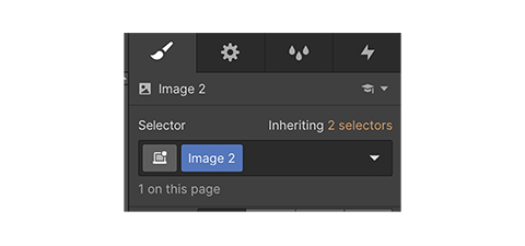 image selector window